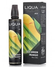 Lichid tigara electronica, LIQUA ice green mango, 0MG, 70ML e-liquid foto