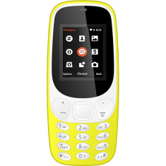 Telefon mobil Nokia 3310 Dual SIM, Galben foto