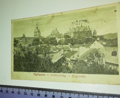 CARTE POSTALA SIGHISOARA 1929 foto