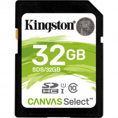 Card memorie Kingston Canvas Select SDHC 32GB Clasa 10 UHS-I (U1) foto