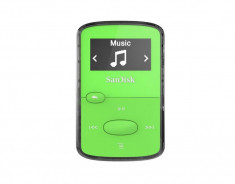 Player SanDisk CLip Jam MP3 8GB, microSDHC, Radio FM, Green foto