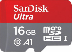 Card memorie SanDisk ULTRA ANDROID microSDHC 16 GB 98MB/s A1 Cl.10 UHS-I + ADAPTER foto