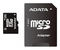 Card memorie A-Data MicroSDHC 32GB, Class 4 + adaptor SD foto