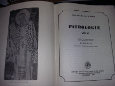 Carte veche religioasa 1988,PATROLOGIE Vol.3,Preot Ioan G.Coman,Transp.GRATUIT foto