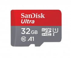 Card memorie SanDisk ULTRA ANDROID microSDHC 32 GB 98MB/s A1 Cl.10 UHS-I + ADAPTER foto