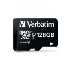 Card memorie Verbatim micro SDXC, 128GB, clasa 10 foto