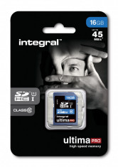 Card memorie Integral UltimaPro SDHC, 16 GB, clasa 10, UHS-I foto