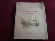 ARTUR GOROVEI - MONOGRAFIA ORASULUI BOTOSANI 1926 foto