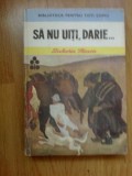 h6 SA NU UITI, DARIE... - Zaharia Stancu