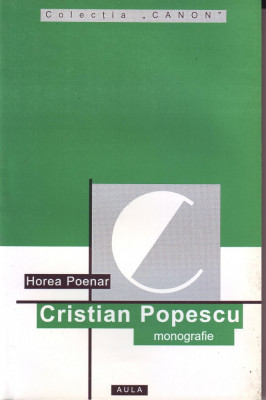 Cristian Popescu, Monografie, de Horea Poenar foto