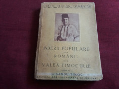 C SANDU TIMOC - POEZII POPULARE DE LA ROMANII DIN VALEA TIMOCULUI foto