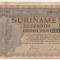 SURINAME 1 Gulden 1960 Zilverbon F