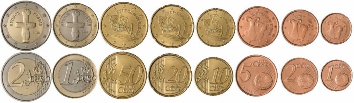 SV * Cipru 1 - 2 - 5 - 10 - 20 - 50 CENT, 1 - 2 EURO 2017 + 2 EURO 2017 Paphos