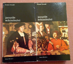 Jocurile Schimbului. 2 Volume. - Fernand Braudel foto