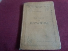 SCARLAT DEMETRESCU - NOTIUNI DE BOTANICA 1916 CLASA A VI-A SECUNDARA foto