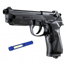 Pistol Airsoft CO2 Umarex Beretta 90Two 6MM 15BB 1,8J + Lanterna cadou foto