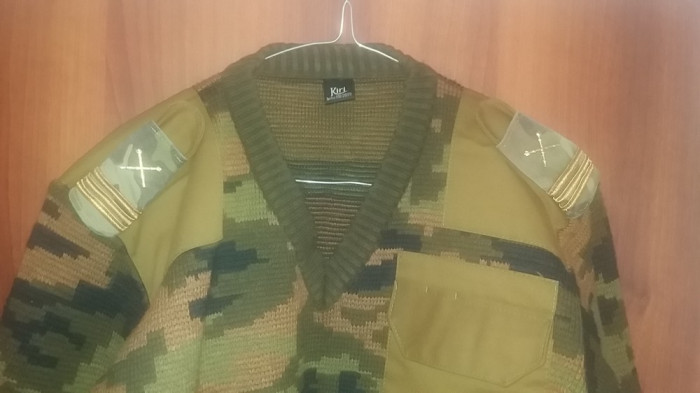 M5S - PULOVER MILITAR - MOZAIC - PIESA DE COLECTIE