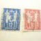 Serie Conferinta Internationala Postala 1949 DDR , 2 val. stampilate