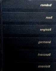 Dictionar Tehnic Poliglot Romana Rusa Engleza Germana Franceza Spaniola foto