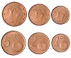SV * Cipru LOT 1 - 2 - 5 CENT 2017 * UNC, Europa, Cupru-Nichel