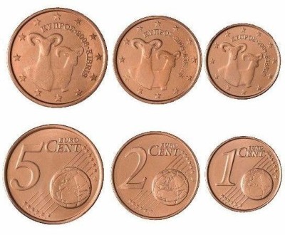 SV * Cipru LOT 1 - 2 - 5 CENT 2017 * UNC foto
