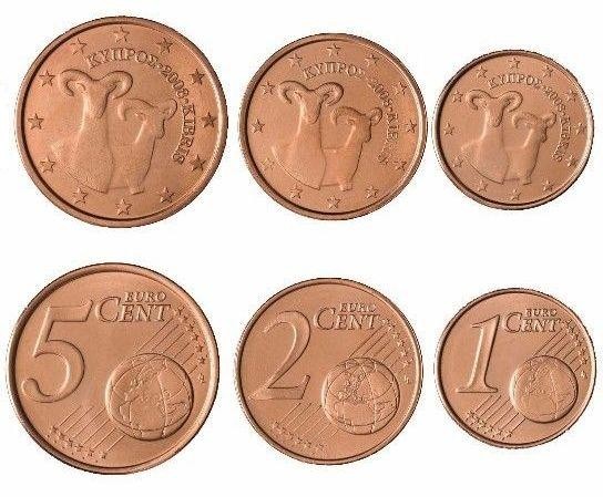 SV * Cipru LOT 1 - 2 - 5 CENT 2017 * UNC