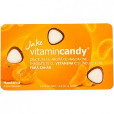 Drajeuri cu aroma de Mandarina, imbogatite cu vitamina C si indulcitori fara zahar | Jake Vitamin Candy foto