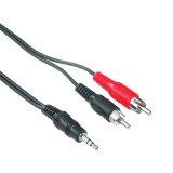 Cablu 2 x RCA tata - 2 x RCA tata 1,5m / rca - rca, Cabluri RCA