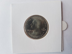 P381 QUARTER DOLLAR 2015 D NORTH CAROLINA BLUE RIDGE PARKWAY foto