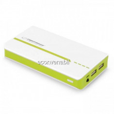 Acumulator Extern 2 USB Real 11000mAh Esperanza Atom Power Bank foto