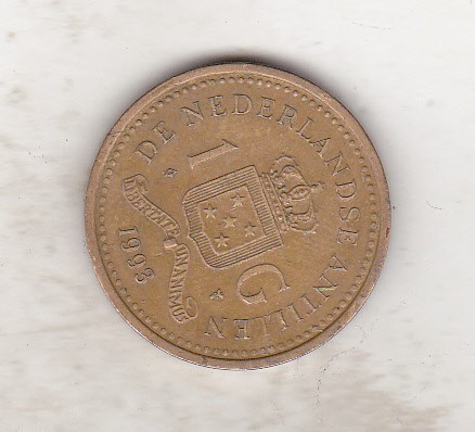bnk mnd Antilele Olandeze 1 gulden 1993
