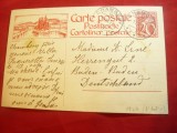 Carte Postala ilustrata Geneva ,cu marca fixa de 20 C circulat 1924, Circulata, Printata