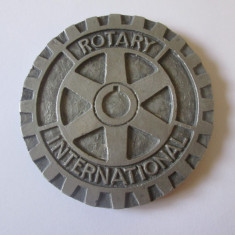 Rara! Medalie Rotary International Auxerre 1950-1970,diametrul=73 mm!