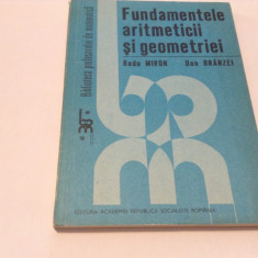 Fundamentele Aritmeticii Si Geometriei - R. Miron D. Branzei-RF14/3
