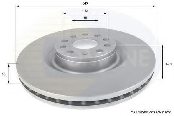 Disc frana VW GOLF VI 2.0 R 4motion - COMLINE ADC1469V Disc frana VW GOLF VI 2.0 R 4motion - COMLINE ADC1469V