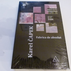 karel capek - fabrica de absolut