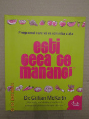 Esti ceea ce mananci -Gillian McKeith foto