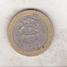 bnk mnd Chile 100 pesos 2006 So bimetal