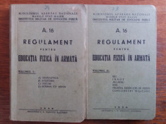 Regulament pentru educatia fizica in armata, 2 vol. 1939 / R4P4F foto