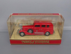 Cadillac Fire Engine Pompieri 1933, Matchbox Yesteryear foto