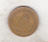 Bnk mnd Antilele Olandeze 1 gulden 1990, America de Nord
