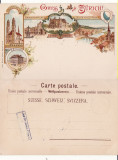 Elvetia-Zurich- litografie,rara, Necirculata, Printata
