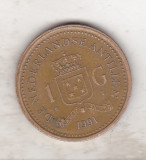 Bnk mnd Antilele Olandeze 1 gulden 1991, America de Nord