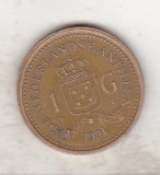 Bnk mnd Antilele Olandeze 1 gulden 1991, America de Nord