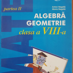 MATE 2000 + 3 ALGEBRA GEOMETRIE Clasa a VIII-a, partea II - Negrila