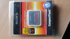 131.Card Memorie Compact Flash SONY 4 GB Sigilat foto