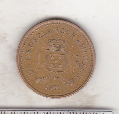 bnk mnd Antilele Olandeze 1 gulden 1992 foto