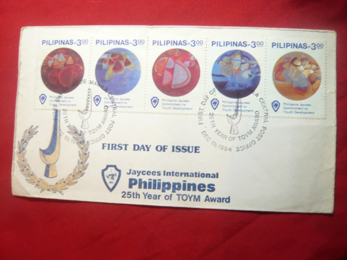 FDC Comitetul pt dezv. Tineret 1984 Filipine