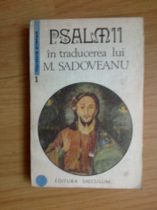 d10 Psalmii In traducerea lui M. Sadoveanu foto