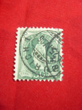 Timbru 50C verde 1905 Elvetia 1 valoare stampilata, Stampilat